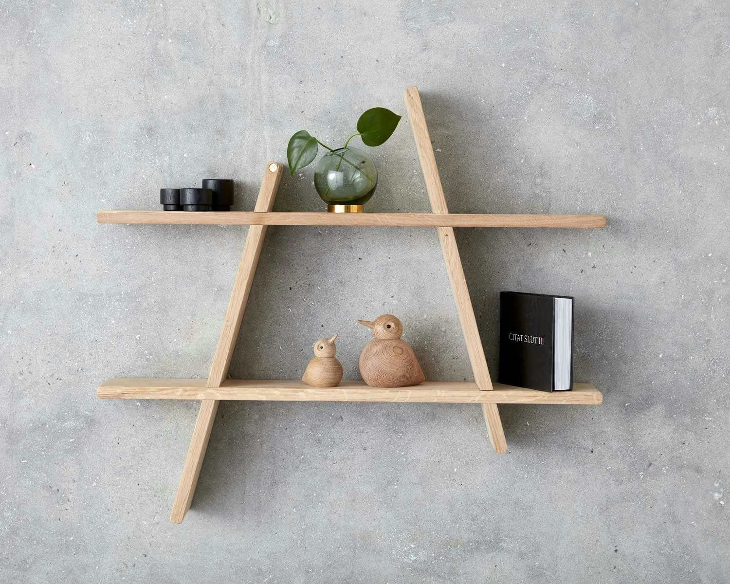 Andersen A-Shelf - Large 78x12x67 Cm, Oak 3 Andersen A-Shelf - Large 78x12x67 Cm, Oak - Image 3