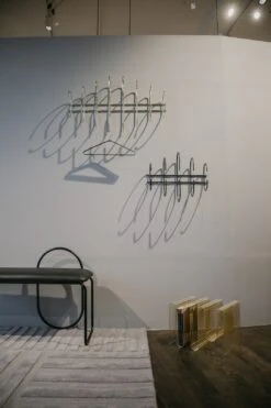 AYTM Moveo Coat Rack With 8 Hooks, Silver -Maze Furni Shop aytm moveo coat rack with 8 hooks 3 1