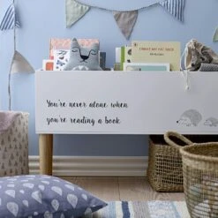 Bloomingville Bookshelf Browser Box 90x50x30 Cm, White -Maze Furni Shop bloomingville bookshelf browser box 90x50x30 cm white 3