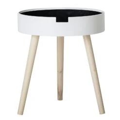 Bloomingville Sideboard H47cm Ø38cm, White -Maze Furni Shop bloomingville sideboard h47cm 38cm white 2