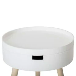 Bloomingville Sideboard H47cm Ø38cm, White -Maze Furni Shop bloomingville sideboard h47cm 38cm white 3