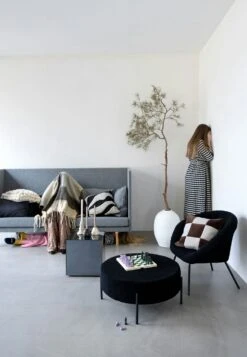 ByOn Theodore Lounge Chair, Black -Maze Furni Shop byon lounge chair theodore 6