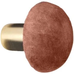 Cozy Living Helene Velvet Hook S, Mahogany