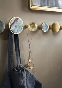 Cozy Living Marble Hook S, Gold / Forest -Maze Furni Shop cozy living marble hook small 9