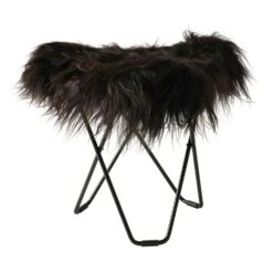 Flying Goose Iceland Stool, Wild Black/Black