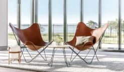 Pampa Mariposa BF Chair, Montana/Black -Maze Furni Shop cuero pampa mariposa butterfly chair black 18