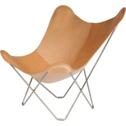 Pampa Mariposa BF Chair, Crude Nature/Chrome
