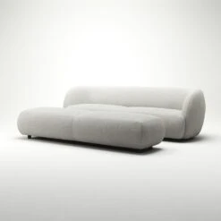Atelier Footstool 216 Cm, Moon White -Maze Furni Shop decotique atelier footstool 216 cm 36