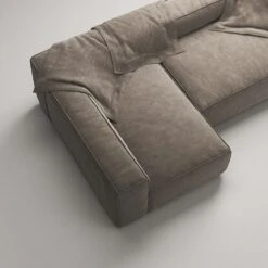 Grand 3 Seater Sofa Divan Left, Mole Brown -Maze Furni Shop decotique grand 3 seater sofa divan left 13