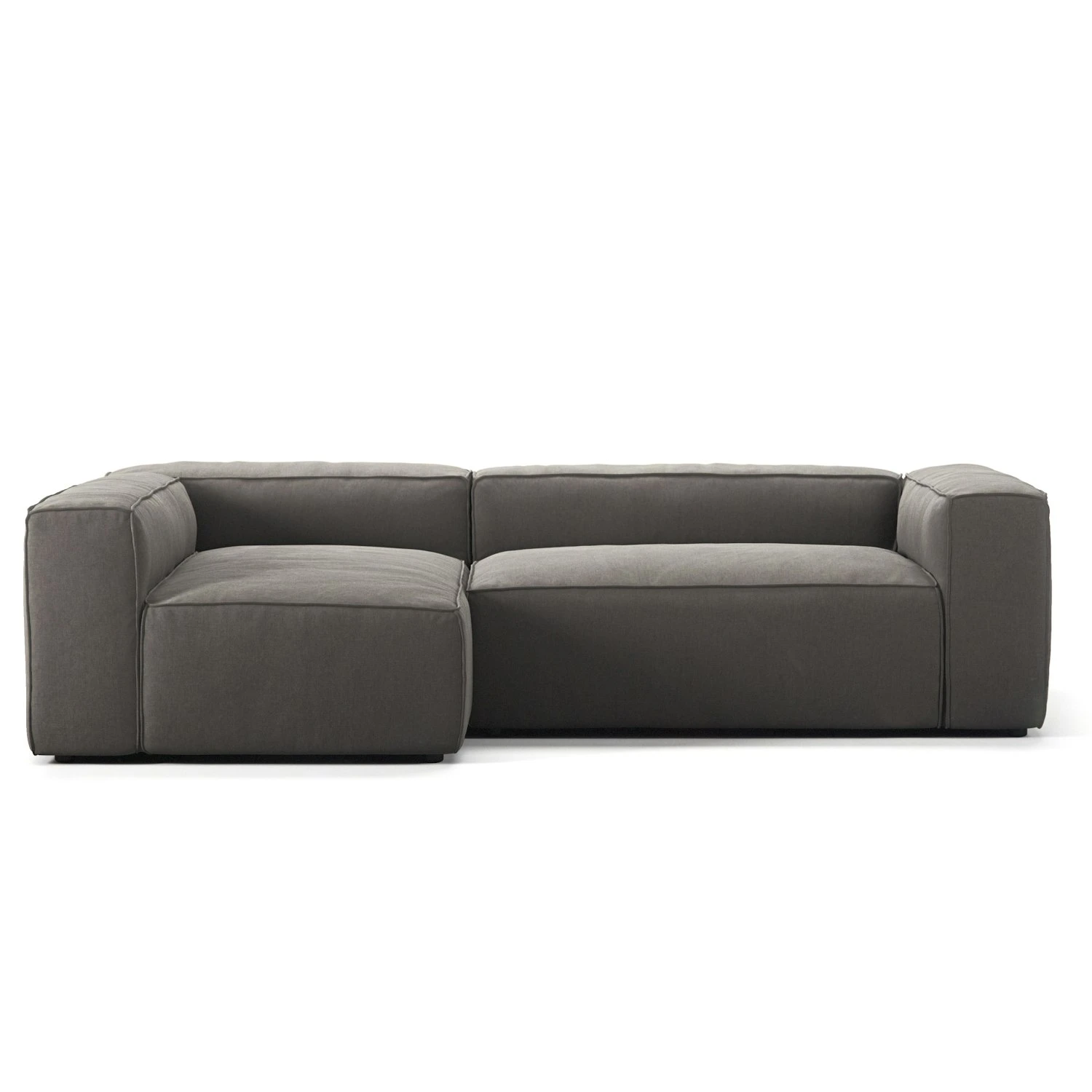Grand 3 Seater Sofa Divan Left, Hunter Brown 1 Grand 3 Seater Sofa Divan Left, Hunter Brown