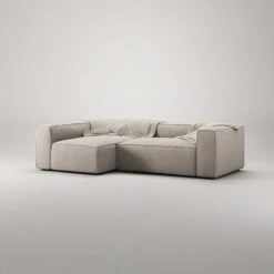 Grand 3 Seater Sofa Divan Left, Sandshell Beige -Maze Furni Shop decotique grand 3 seater sofa divan left 35