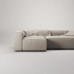 Grand 3 Seater Sofa Divan Left, Sandshell Beige -Maze Furni Shop decotique grand 3 seater sofa divan left 36