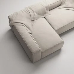 Grand 3 Seater Sofa Divan Left, Sandshell Beige -Maze Furni Shop decotique grand 3 seater sofa divan left 37