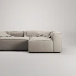 Grand 3 Seater Sofa Divan Right, Sandshell Beige -Maze Furni Shop decotique grand 3 seater sofa divan right 36