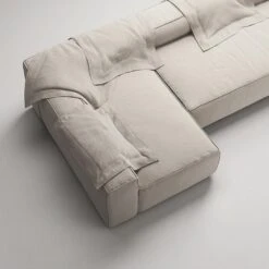 Grand 3 Seater Sofa Lounge Left, Sandshell Beige -Maze Furni Shop decotique grand 3 seater sofa lounge left 36