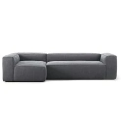 Grand 4 Seater Sofa Divan Left, Zinc Grey