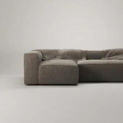 Grand 4 Seater Sofa Divan Left, Mole Brown -Maze Furni Shop decotique grand 4 seater sofa divan left 12