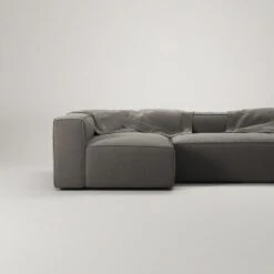 Grand 4 Seater Sofa Divan Left, Hunter Brown -Maze Furni Shop decotique grand 4 seater sofa divan left 28