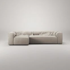 Grand 4 Seater Sofa Divan Left, Sandshell Beige -Maze Furni Shop decotique grand 4 seater sofa divan left 34