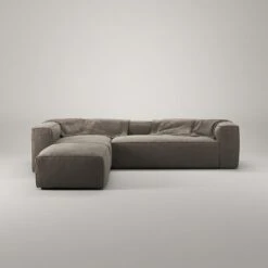 Grand 4 Seater Sofa Divan Left Open End Piece, Mole Brown -Maze Furni Shop decotique grand 4 seater sofa divan left open end piece 10