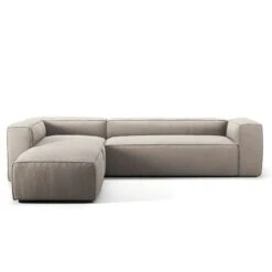 Grand 4 Seater Sofa Divan Left Open End Piece, Sandshell Beige
