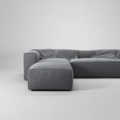 Grand 4 Seater Sofa Divan Left Open End Piece, Zinc Grey -Maze Furni Shop decotique grand 4 seater sofa divan left open end piece 4