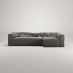 Grand 4 Seater Sofa Divan Right, Hunter Brown -Maze Furni Shop decotique grand 4 seater sofa divan right 26