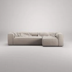 Grand 4 Seater Sofa Divan Right, Sandshell Beige -Maze Furni Shop decotique grand 4 seater sofa divan right 34