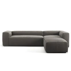 Grand 4 Seater Sofa Divan Right Open End Piece, Hunter Brown
