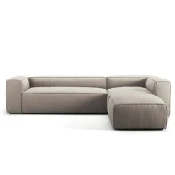 Grand 4 Seater Sofa Divan Right Open End Piece, Sandshell Beige