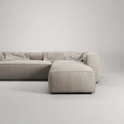 Grand 4 Seater Sofa Divan Right Open End Piece, Sandshell Beige -Maze Furni Shop decotique grand 4 seater sofa divan right open end piece 36