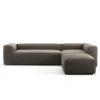 Grand 4 Seater Sofa Divan Right Open End Piece, Mole Brown