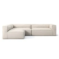 Grand 4 Seater Sofa Open End Reversible Outdoor, Linen Chalk