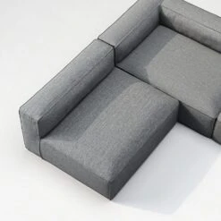 Grand 4 Seater Sofa Open End Reversible Outdoor, Charchoal Chiné -Maze Furni Shop decotique grand 4 seater sofa open end reversible outdoor 14