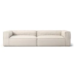 Grand 4 Seater Sofa Outdoor, Linen Chalk
