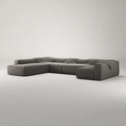 Grand 5 Seater Sofa, Open End Left Divan Right, Hunter Brown 9 Grand 5 Seater Sofa, Open End Left Divan Right, Hunter Brown -Maze Furni Shop decotique grand 5 seater sofa divan left 19