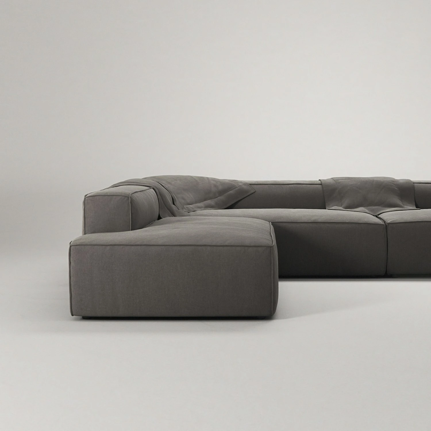 Grand 5 Seater Sofa, Open End Left Divan Right, Hunter Brown 5 Grand 5 Seater Sofa, Open End Left Divan Right, Hunter Brown - Image 5