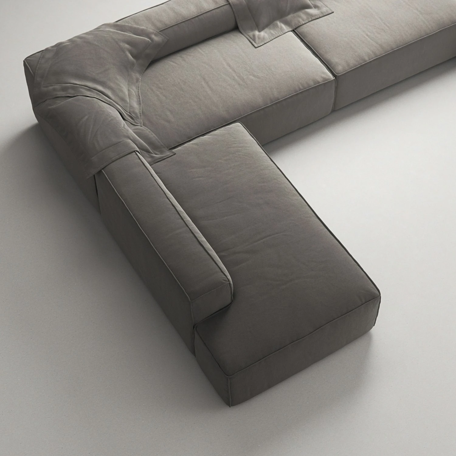 Grand 5 Seater Sofa, Open End Left Divan Right, Hunter Brown 6 Grand 5 Seater Sofa, Open End Left Divan Right, Hunter Brown - Image 6