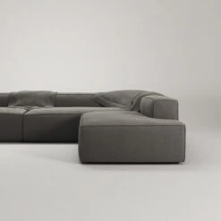 Grand 5 Seater Sofa, Open End Right Divan Left, Hunter Brown -Maze Furni Shop decotique grand 5 seater sofa divan right 20