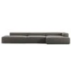 Grand 5 Seater Sofa Open End Left, Hunter Brown