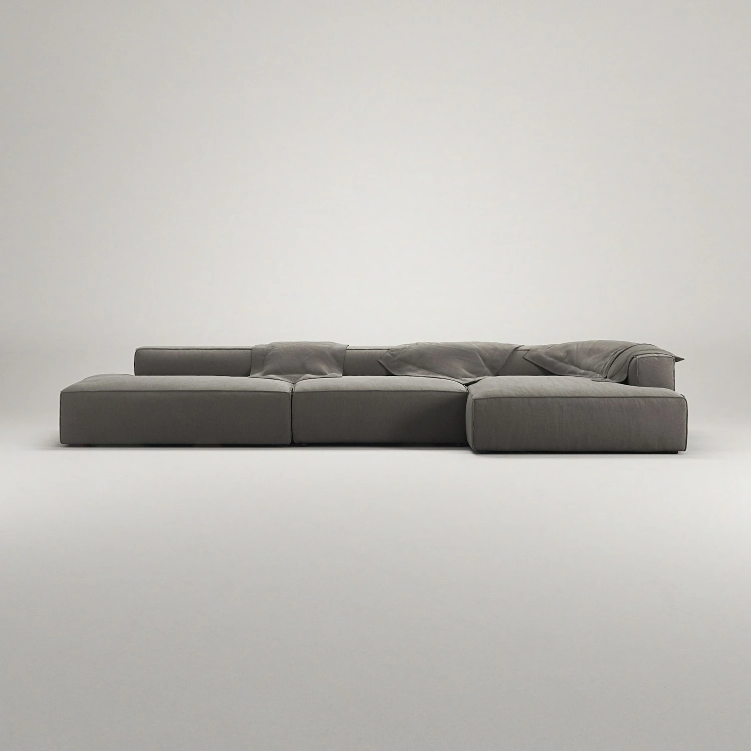 Grand 5 Seater Sofa Open End Left, Hunter Brown 3 Grand 5 Seater Sofa Open End Left, Hunter Brown - Image 3