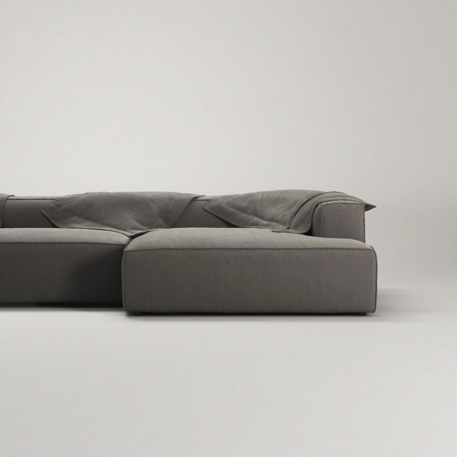 Grand 5 Seater Sofa Open End Left, Hunter Brown 5 Grand 5 Seater Sofa Open End Left, Hunter Brown - Image 5