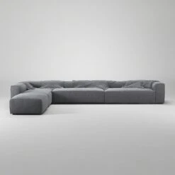 Grand Corner Sofa Left, Zinc Grey -Maze Furni Shop decotique grand corner sofa left 36