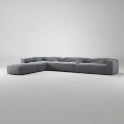 Grand Corner Sofa Left, Zinc Grey -Maze Furni Shop decotique grand corner sofa left 37