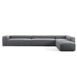 Grand Corner Sofa Right, Zinc Grey