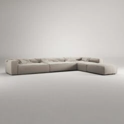 Grand Corner Sofa Right, Sandshell Beige -Maze Furni Shop decotique grand corner sofa right 69