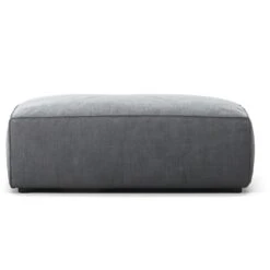 Grand Footstool, Zinc Grey