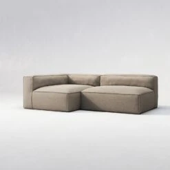 Grand Lounge Sofa 2-Seater Left Outdoor, Heather Grey -Maze Furni Shop decotique grand lounge sofa 2 seater left outdoor 7