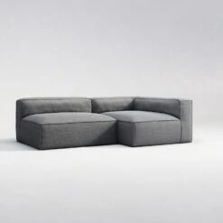 Grand Lounge Sofa 2-Seater Right Outdoor, Charcoal Chiné 7 Grand Lounge Sofa 2-Seater Right Outdoor, Charcoal Chiné -Maze Furni Shop decotique grand lounge sofa 2 seater right outdoor 12