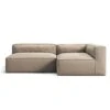 Grand Lounge Sofa 2-Seater Right Outdoor, Heather Grey